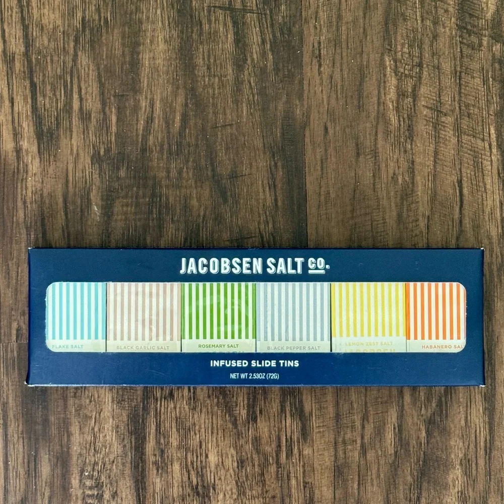 Williams Sonoma Jacobsen salt CO infused salt gift set